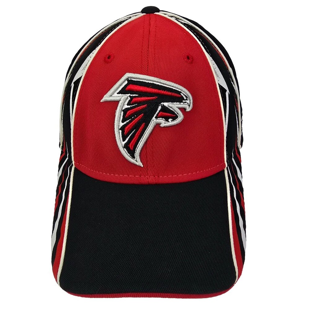 Atlanta Falcons Hat Vintage 90s Reebok NFL Equipment Sideline Cap OSFA Red Black